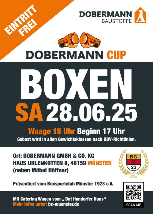 Dobermann Cup - Open Air Boxen am 28.06.2025
