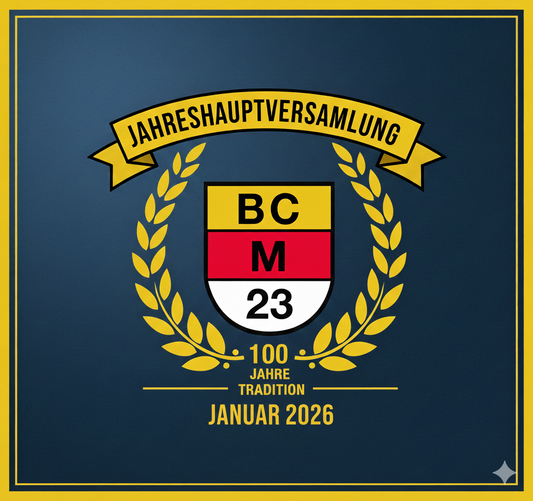 Freitag, den 23.01.2026 kein Training - Jahreshauptversammlung