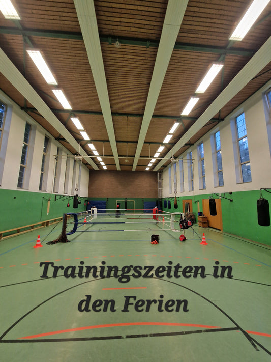 Trainingszeiten in den Herbstferien