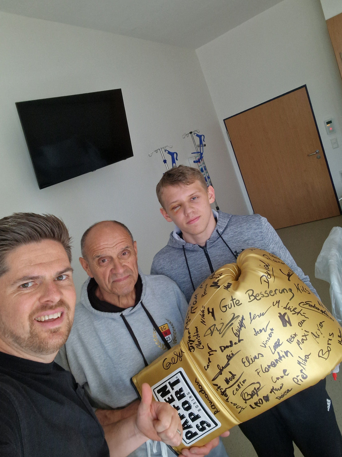 Gute Besserung vom BC Münster Team an Nils