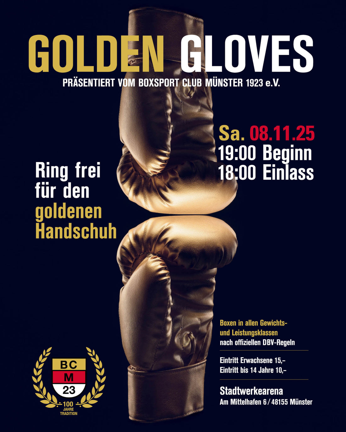 Golden Gloves 2025, erste Infos
