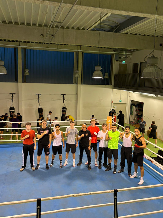 Wettkampfsparring im Boxzentrum Münster
