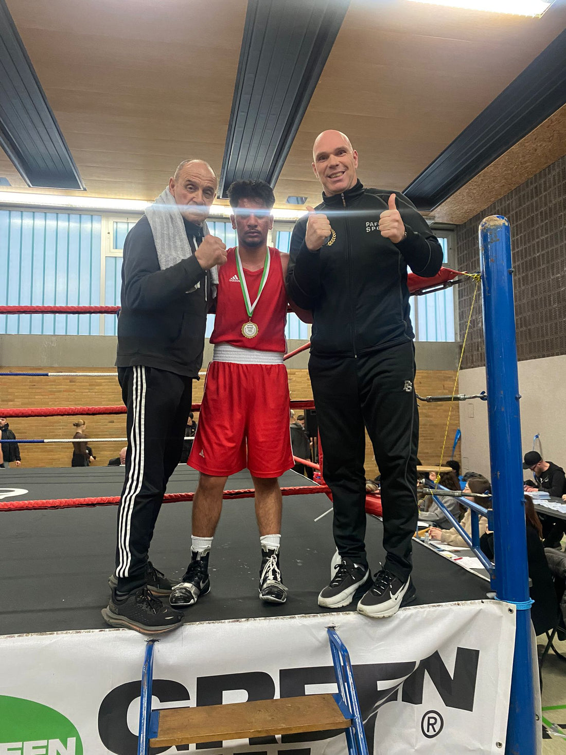 Westfalenmeister Aryan Mohammadi in Warendorf