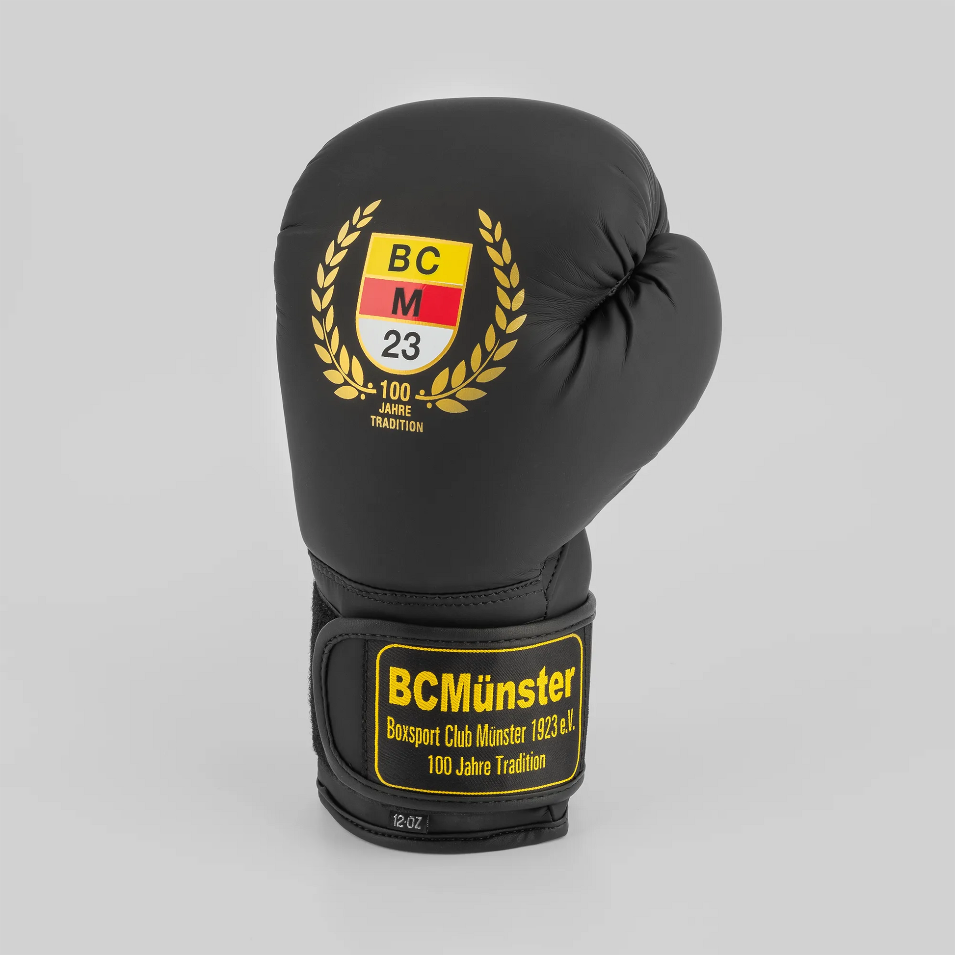 box handschuh BCM-Boxhandschuh 12 oz schwarz matt – Boxsport Club Münster 1923 e.V